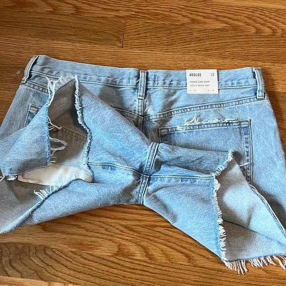 AGolde Parker Long Short Size 32 NWT - Picture 12 of 13